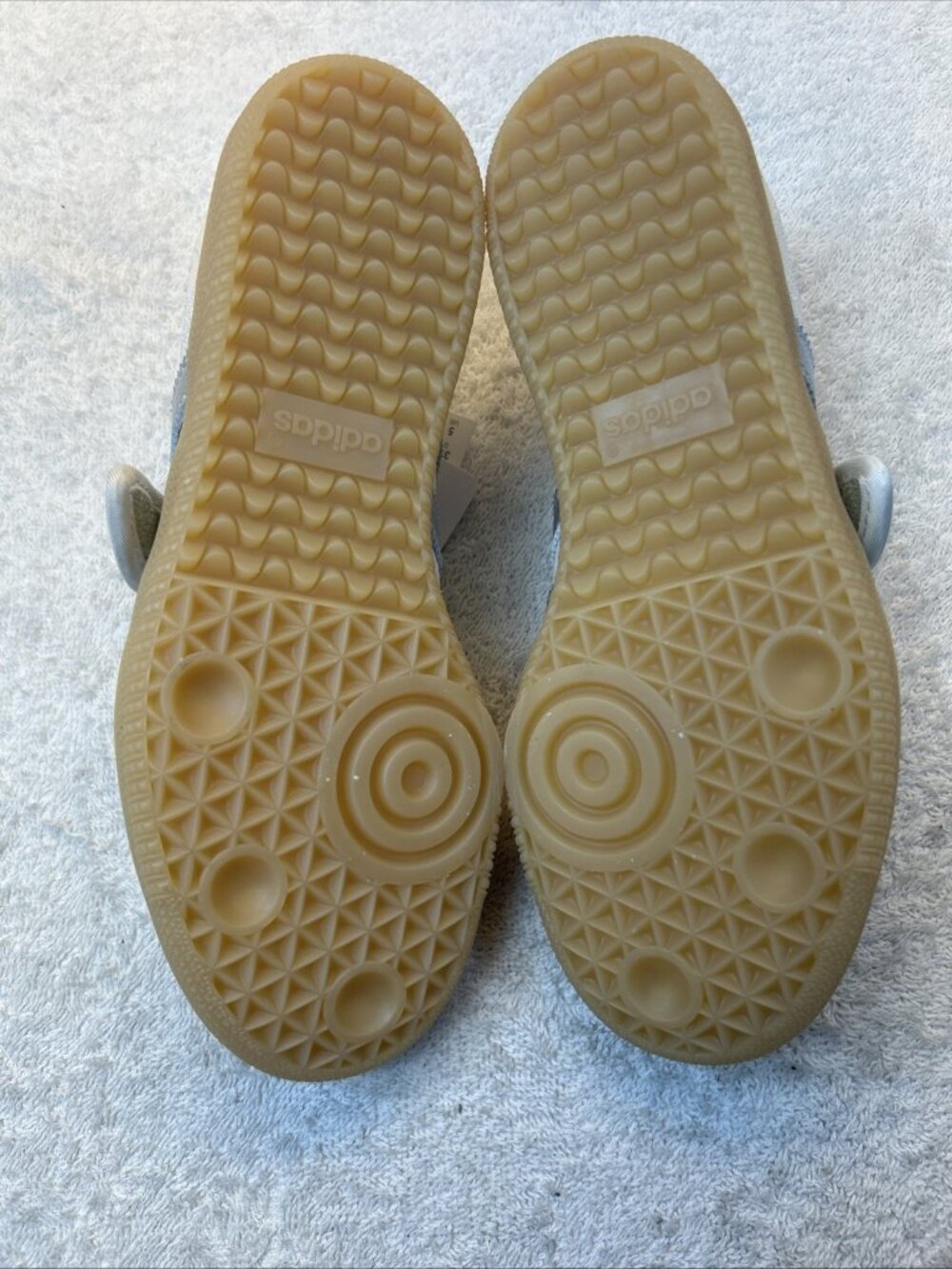 Adidas Samba Jane Liberty London Chalk Pearl Silver Gum Sole Women SZ 5 NEW - Picture 5 of 8